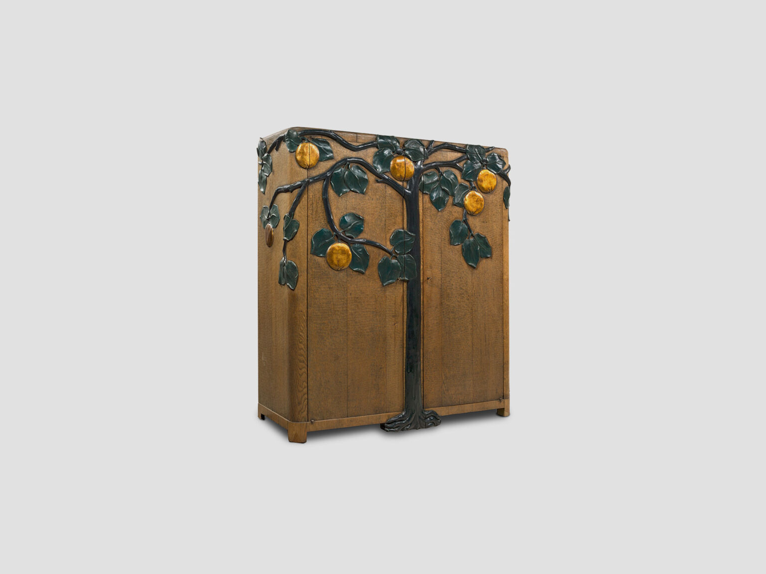 Symbolist Wardrobe with Apple Tree – Georges Hoentschel, photo 1