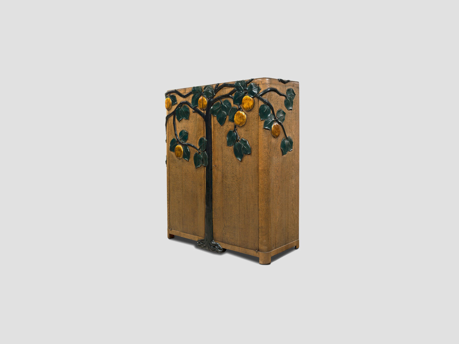 Symbolist Wardrobe with Apple Tree – Georges Hoentschel, photo 5