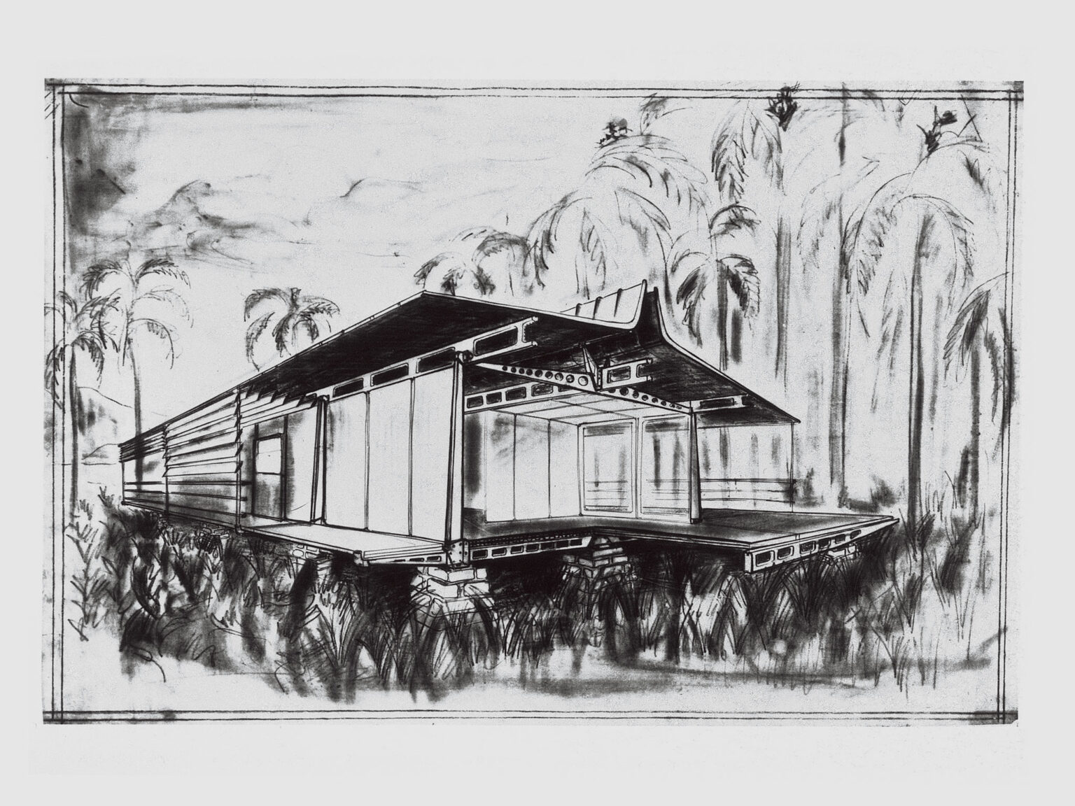 The Tropical House of Niamey - Archives 1949 Niger – Jean Prouvé, photo 4