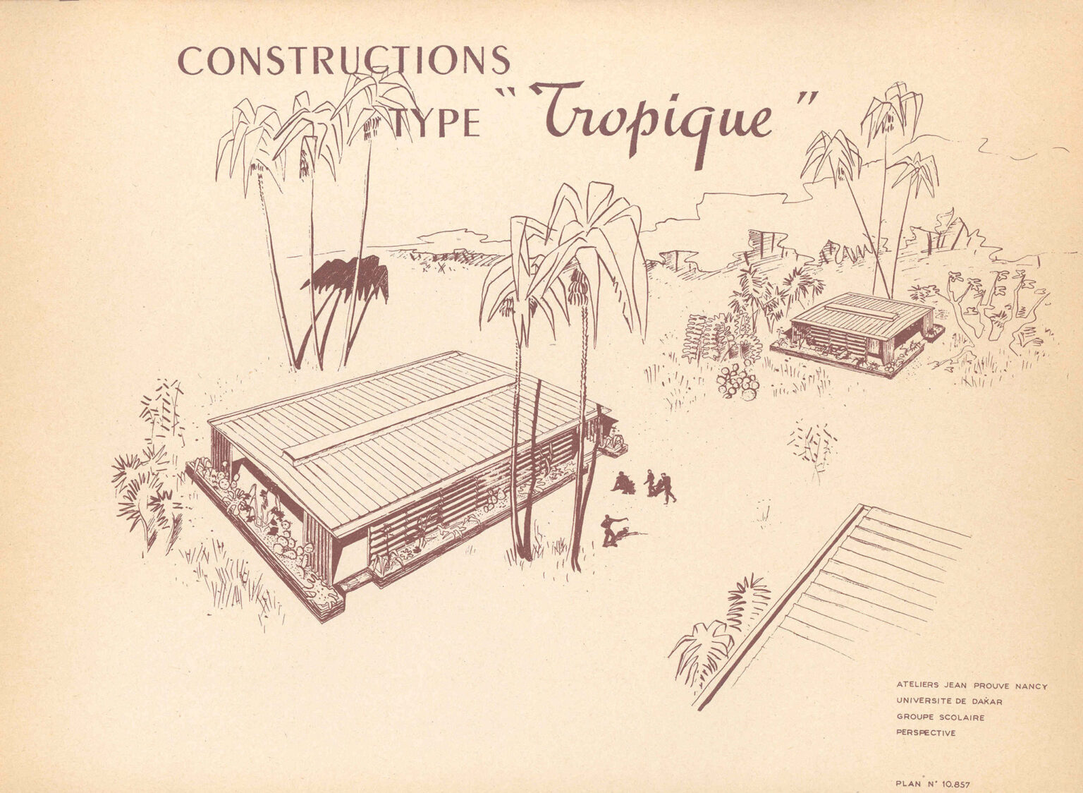 The Tropical House of Niamey - Archives 1949 Niger – Jean Prouvé, photo 5