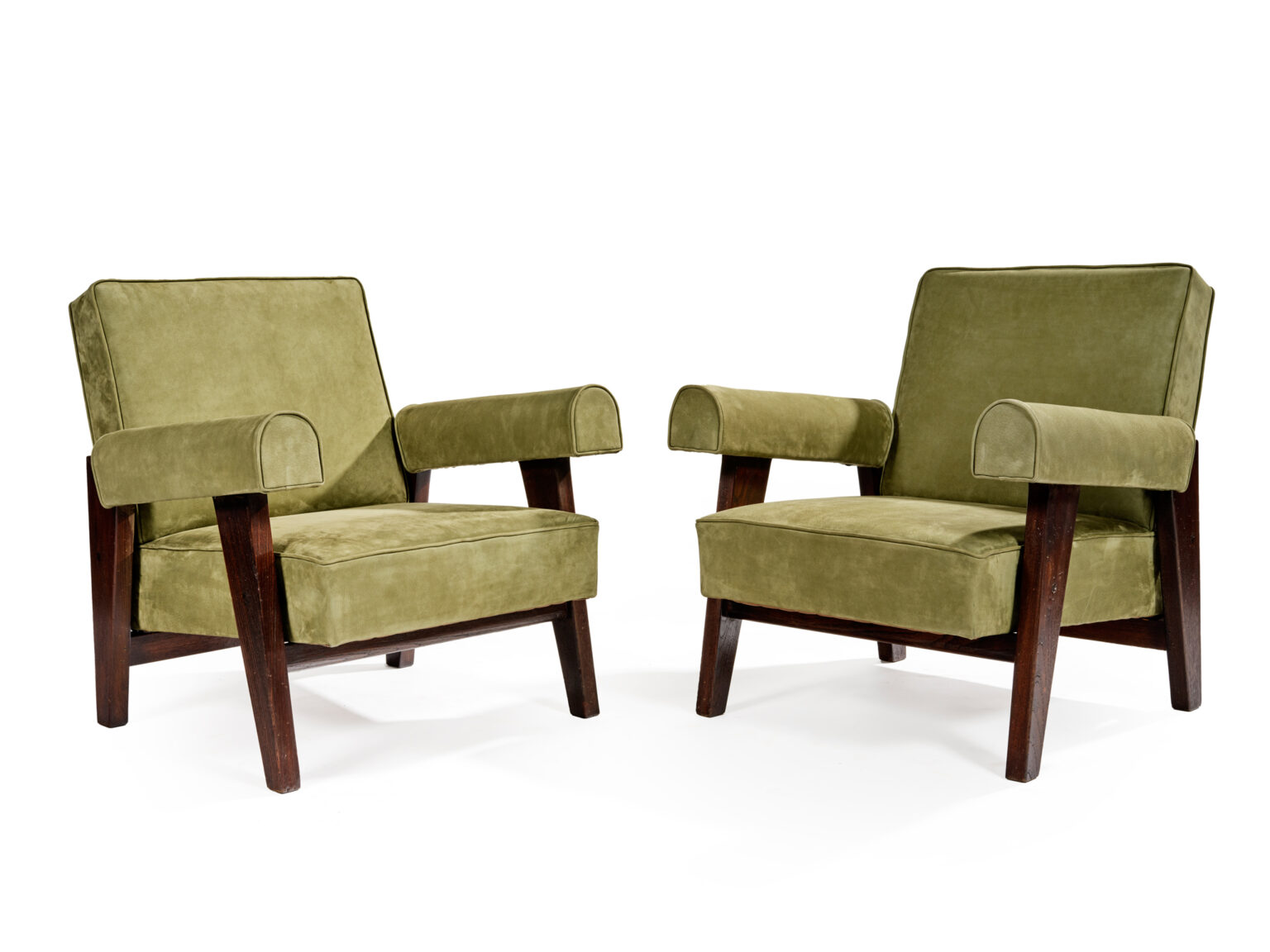 Pair of armchairs and sofa – Pierre Jeanneret & Le Corbusier, photo 2