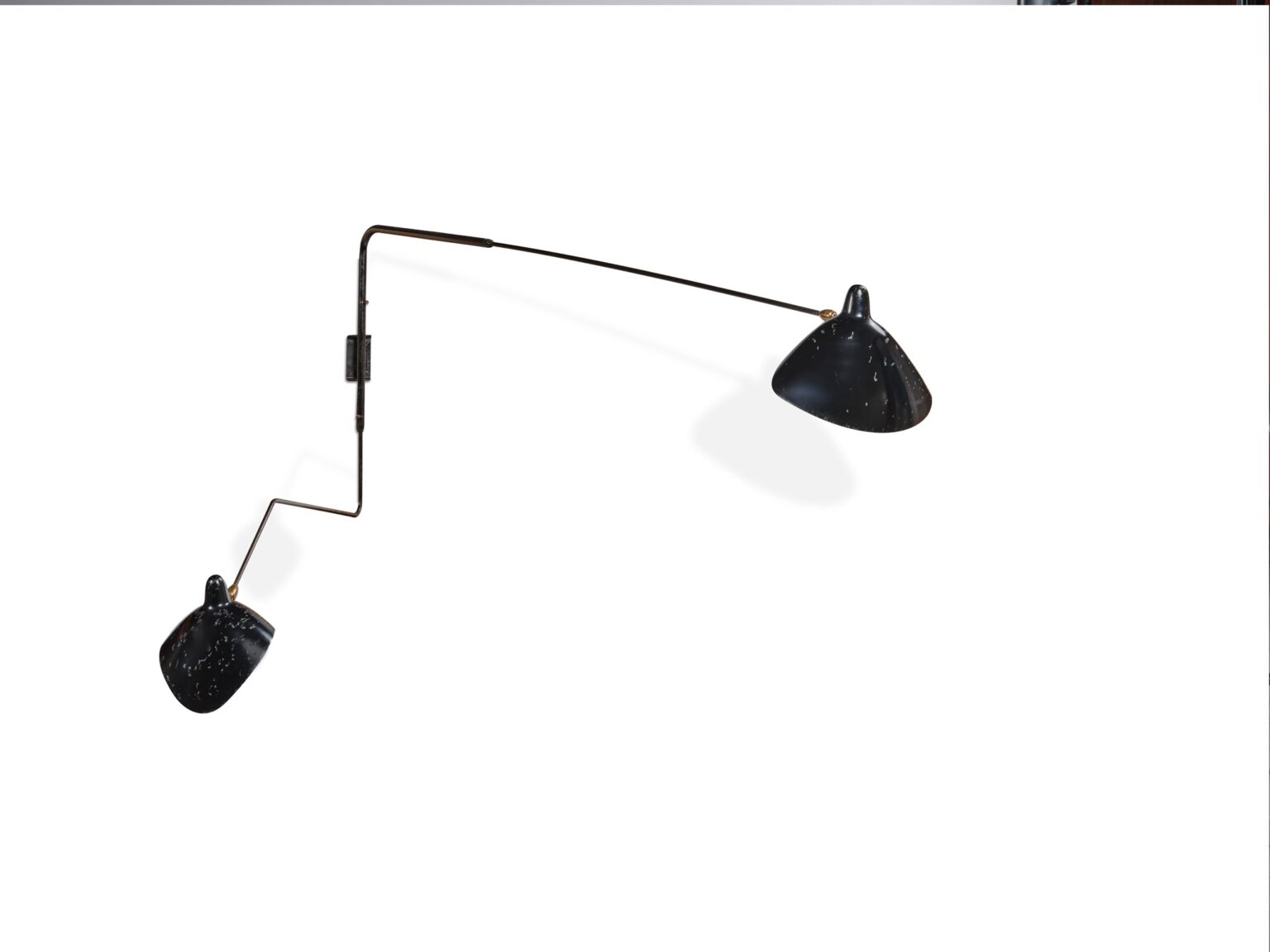 Two-Arm Pivoting Wall Sconce – Serge Mouille, photo 7