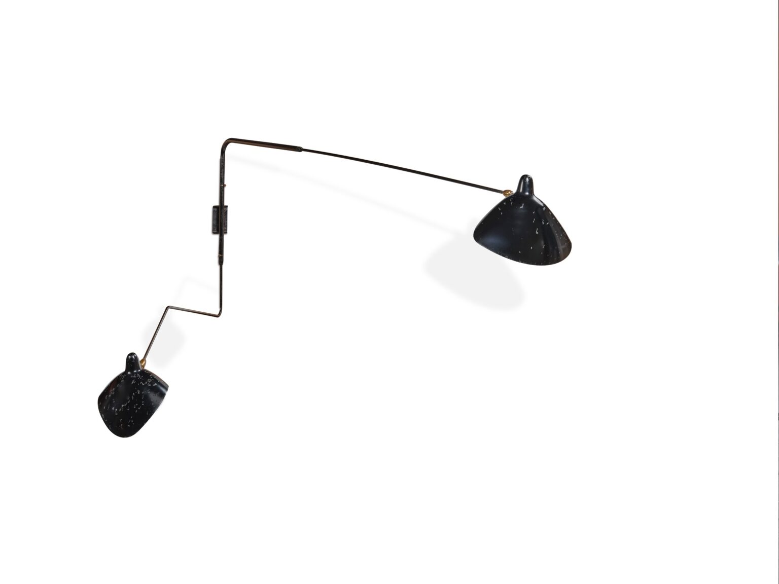 Two-Arm Pivoting Wall Sconce – Serge Mouille, photo 6