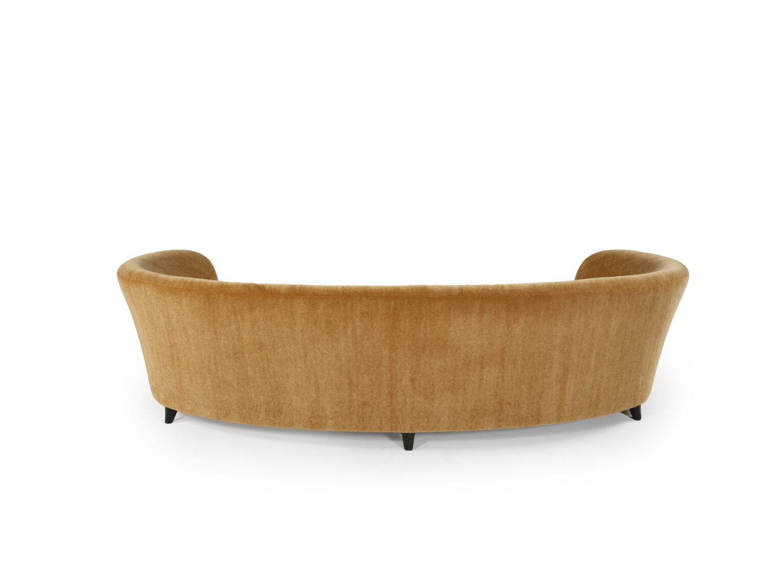 Faux Pair of Large Curved Sofas – Gio Ponti, photo 10