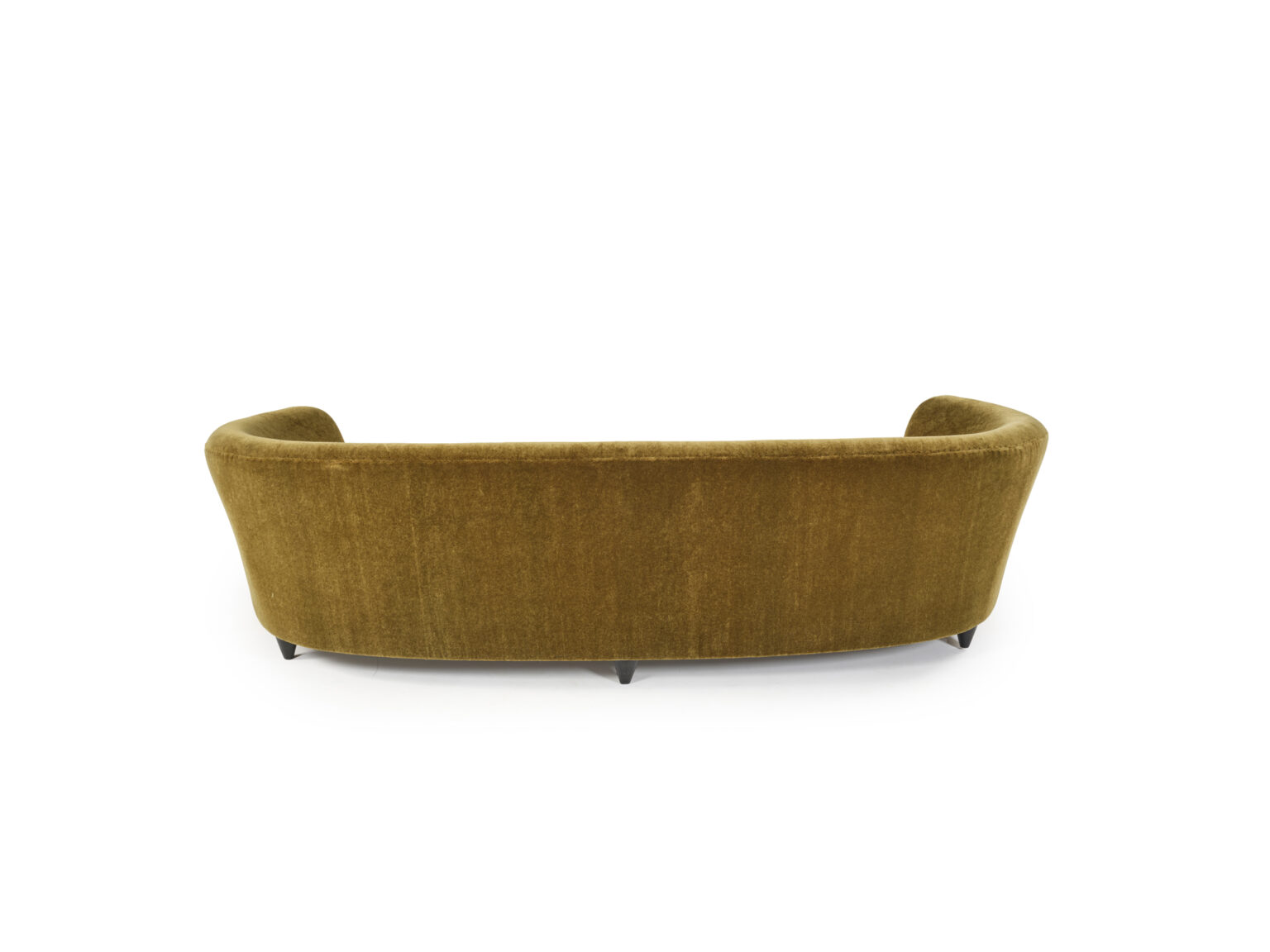 Faux Pair of Large Curved Sofas – Gio Ponti, photo 7