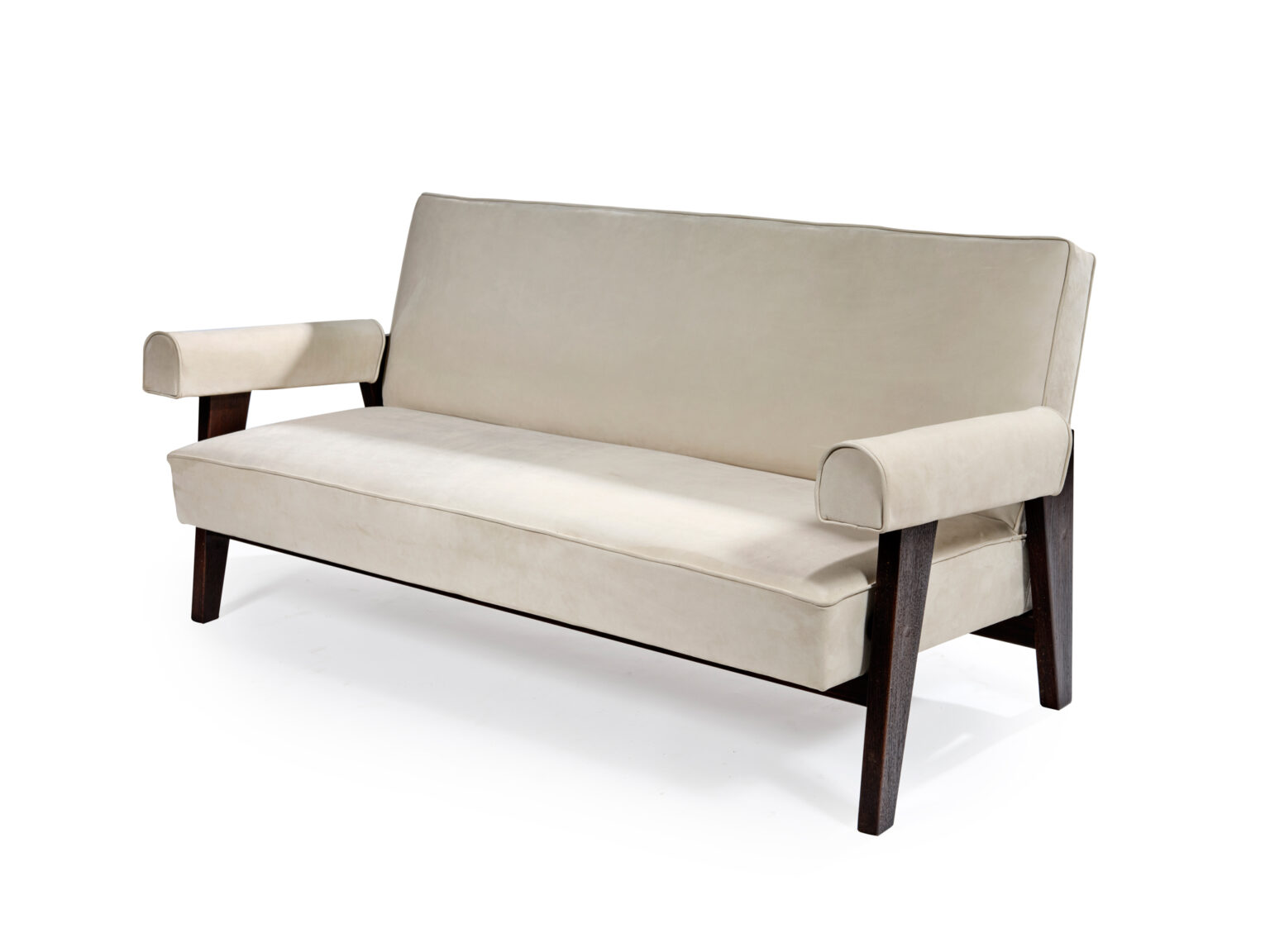 Pair of armchairs and sofa – Pierre Jeanneret & Le Corbusier, photo 1