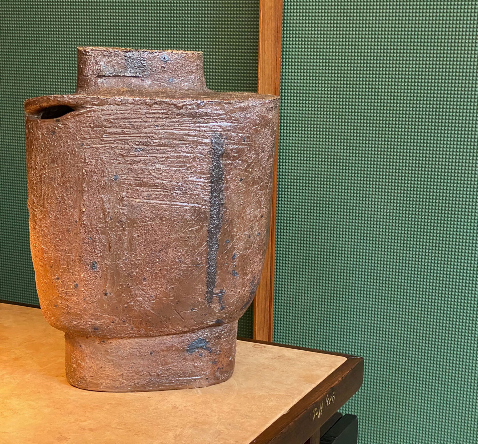 Large abstract vase-sculpture – Jean Lerat, photo 1