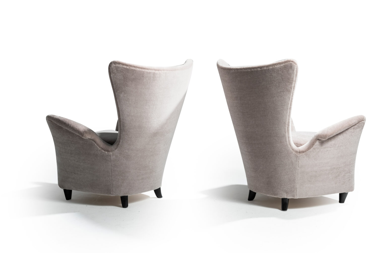 Pair of low chairs – Melchiorre Bega, photo 6