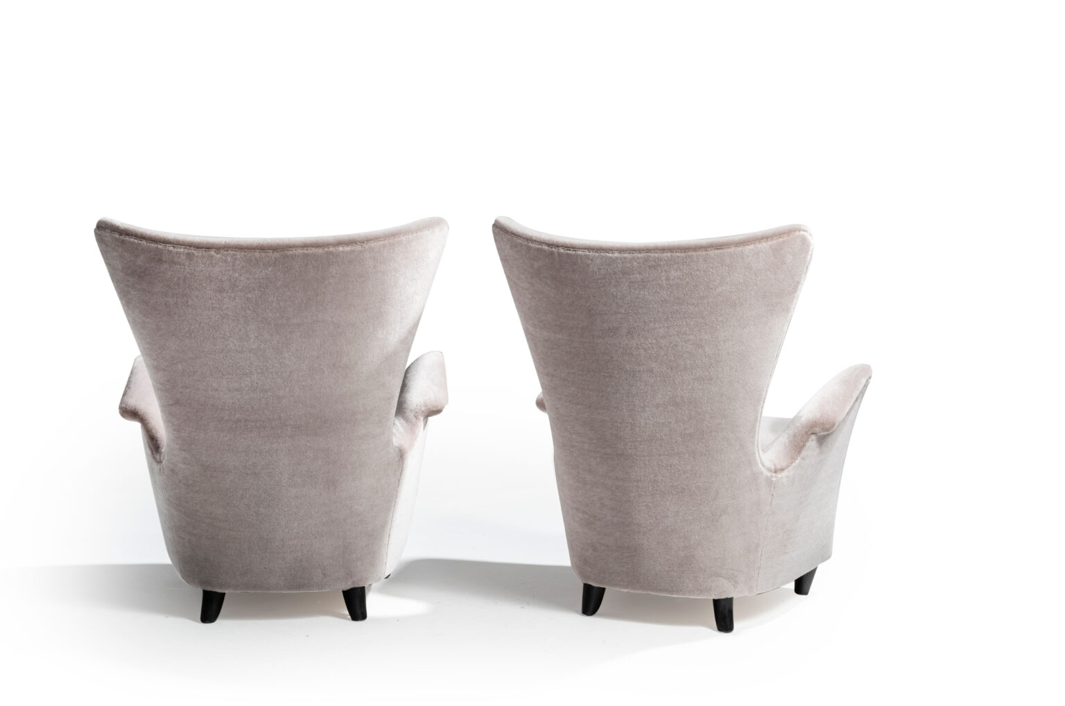 Pair of low chairs – Melchiorre Bega, photo 5